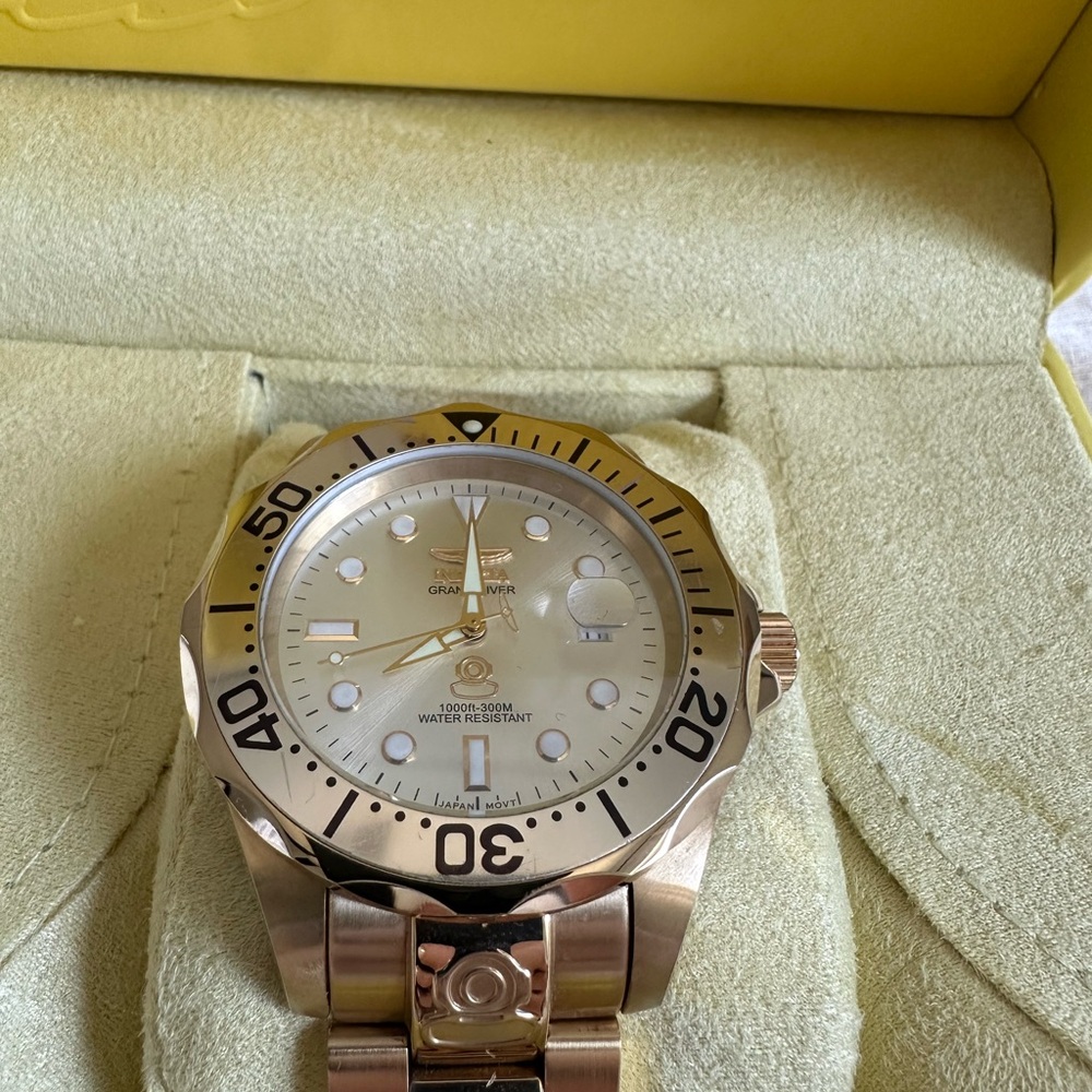 Invicta Gold and Silver Men's Watch